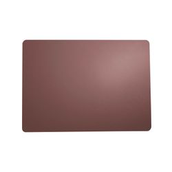 Asa Placemat lederlook 46x33cm Plum