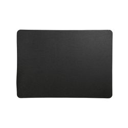 Asa Placemat lederlook 46x33cm Rough Black