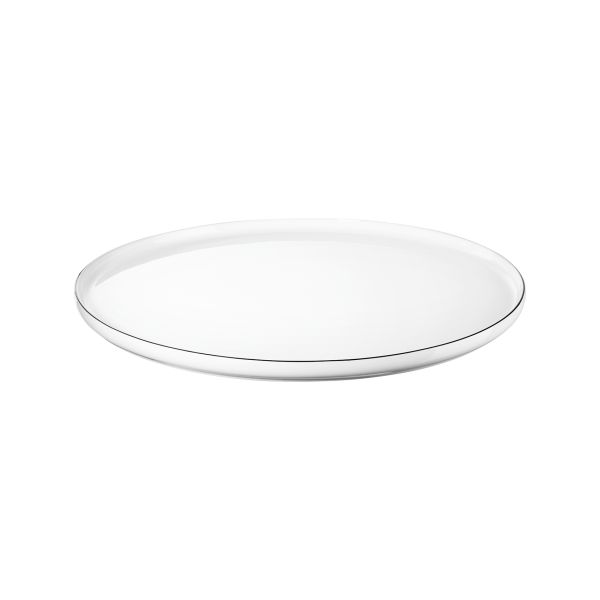 DINNER PLATE  -OCO- D 32 CM WITH BLACK RIM 