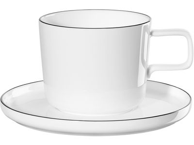 Oco Ligne Noire koffiekop met schotel