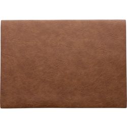 Asa Vegan Leather Placemat 46x33cm Caramel