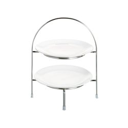 à table etagere 2-laags h 28cm 