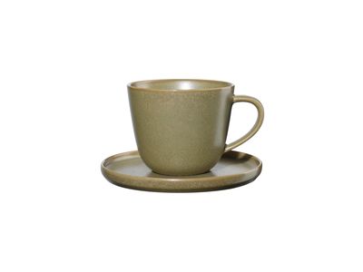 coppa miso koffiekop met schotel, miso