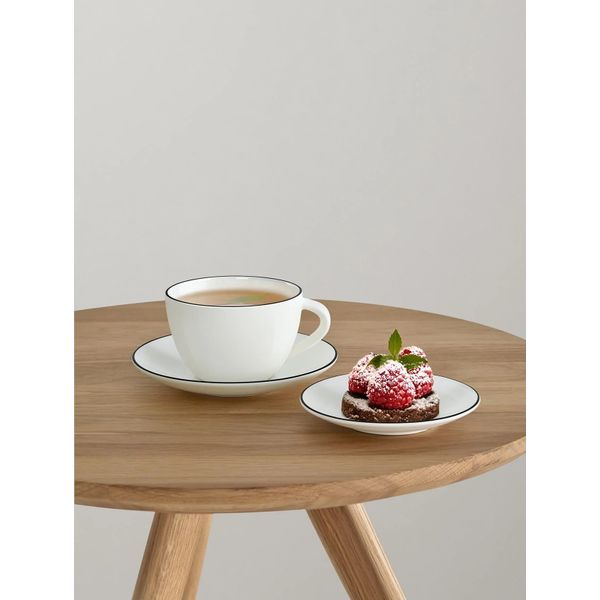 Asa à table ligne noire cappuccino kop met schoteltje ( 250ml)