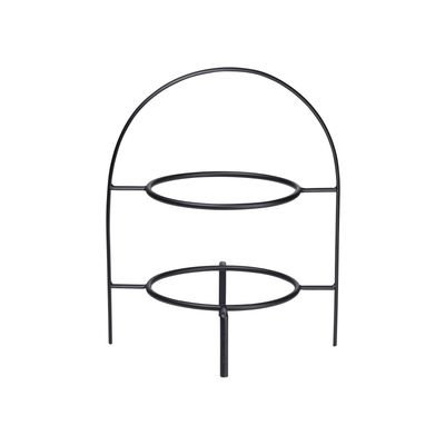 à table ligne noire etagere 2-laags 28 cm zwart  Asa