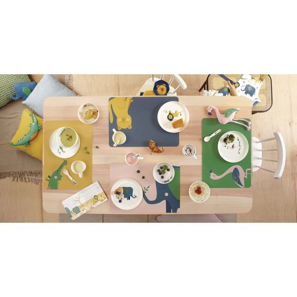 Asa Kids Placemat lederlook 46x33cm Croco Crocodile