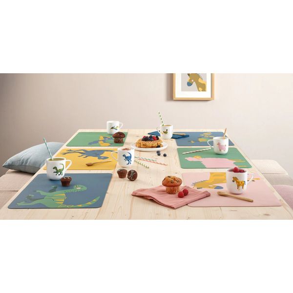 Asa Kids Placemat lederlook 46x33cm Duck Emil