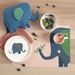 Asa Kids Placemat lederlook 46x33cm Emma Elephant