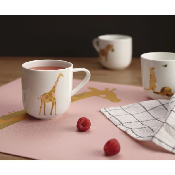 Asa Kids Placemat lederlook 46x33cm Gisèle Giraffe