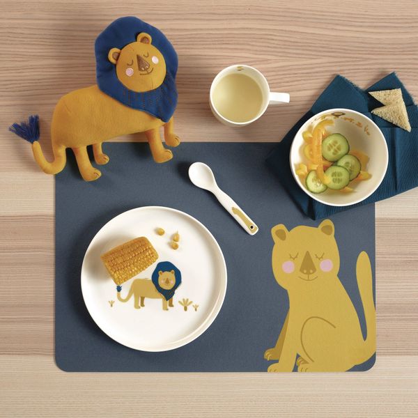 Asa Kids Placemat Lederlook 46x33cm Leo Lion