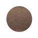 Asa Placemat Vegan Leather rond 38cm Nougat