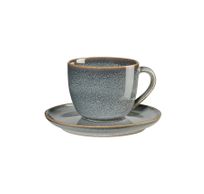 Saisons Cappuccinokop met schotel D9cm H7,5cm 0,23L Denim 