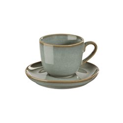 Asa Saisons Cappuccinokop met schotel D9cm H7,5cm 0,23L Eucalyptus