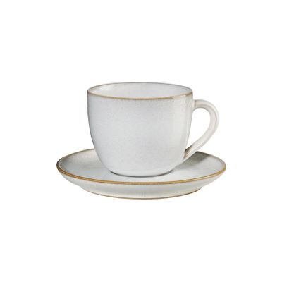 Saisons Cappuccinokop met schotel D9cm H7,5cm 0,23L Sand  Asa