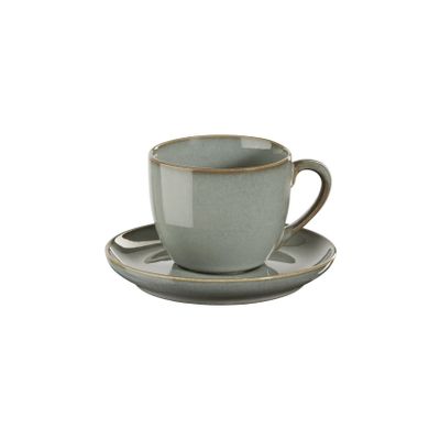 Saisons espressokopje met schotel D6,7cm H5,5cm 0,09L Eucalyptus  Asa