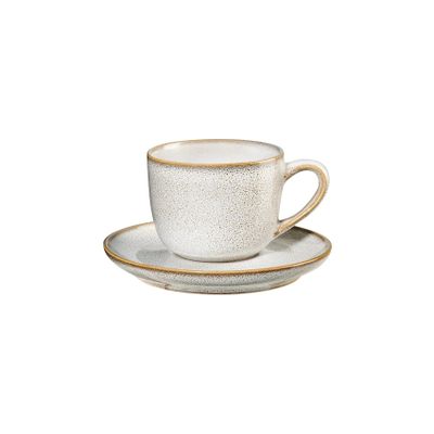 Saisons espressokopje met schotel D6,7cm H5,5cm 0,09L Sand  Asa