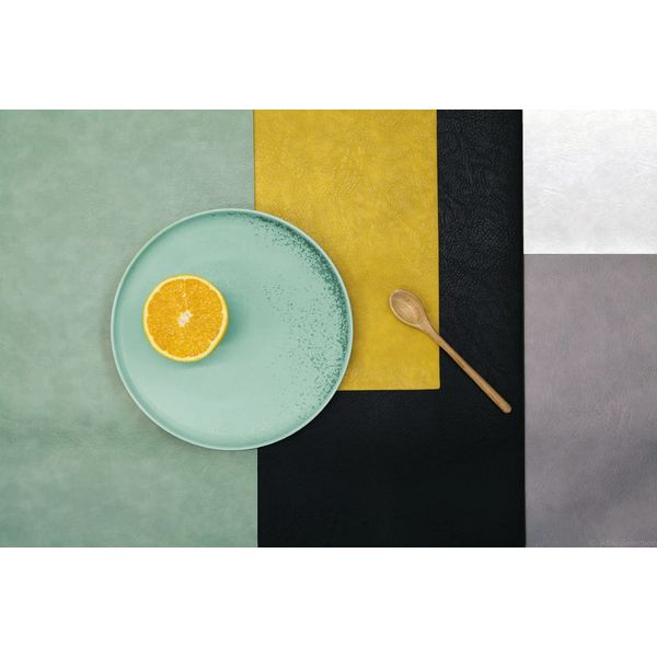 Asa Placemat Vegan leather 46x33cm Spearmint