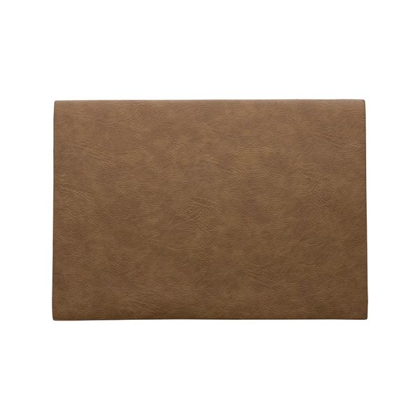 Asa Placemat Vegan leather 46x33cm Toffee