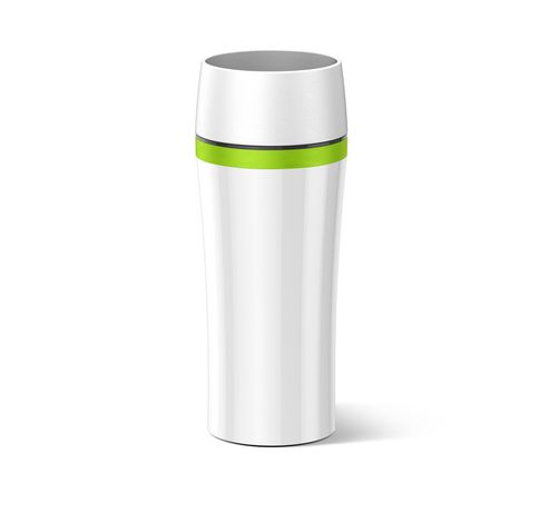 Travel Mug Fun 0,36L Wit/Groen 514176  Emsa