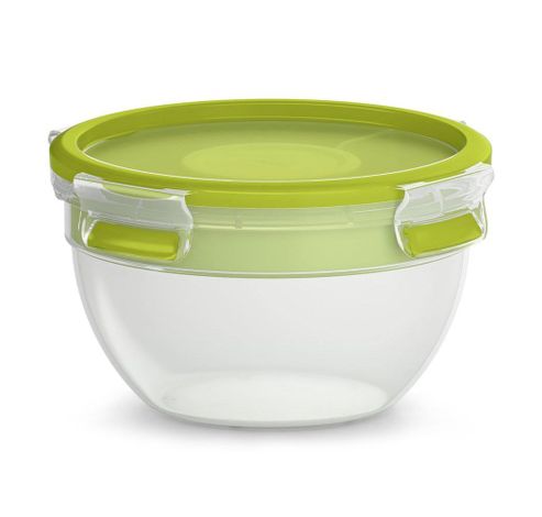 CLIP&GO Salad Bowl met 2 compartimenten XL 2,6L   Emsa