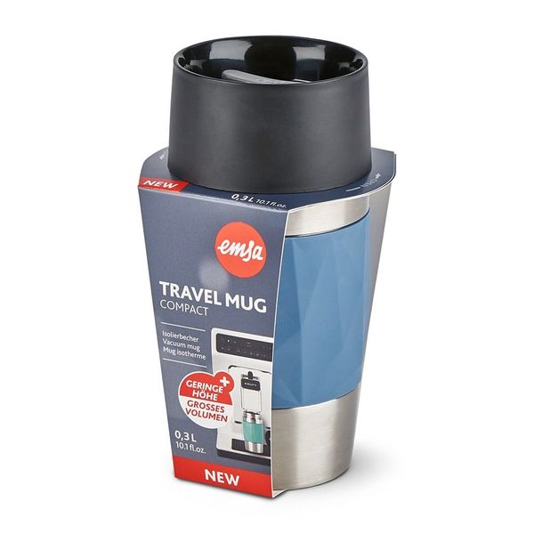 Travel Mug Compact 0,3L Water Blue 