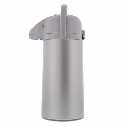 Thermoskan airpot met glazen binnenfles Jewel Silver zilvergrijs 1.9L 