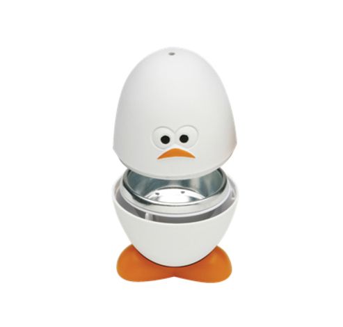 Egghead individuele eierkoker voor magnetron wit Ø 7.6cm H 12cm  JOIE