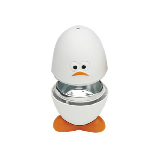 JOIE Egghead individuele eierkoker voor magnetron wit Ø 7.6cm H 12cm