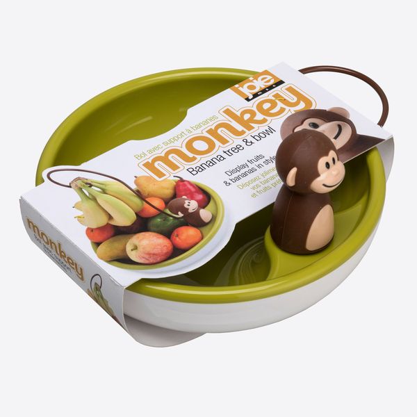 JOIE Monkey fruitschaal met bananenhouder ø 26cm H 16.5cm