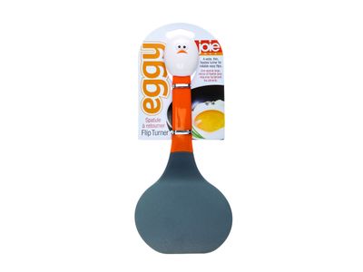 Eggy Flex Flip spatule ronde en nylon orange 25cm