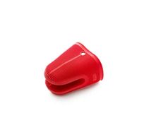 Gant de cuisine en silicone rouge 