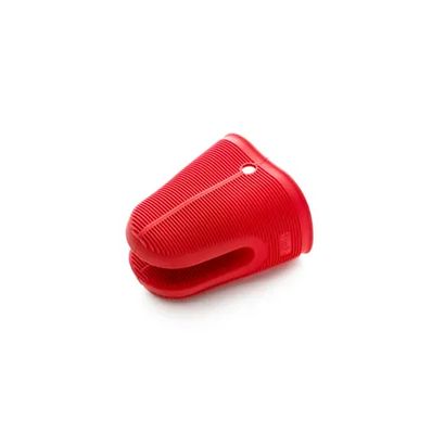 Gant de cuisine en silicone rouge 