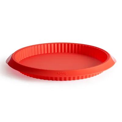 Moule à tarte/quiche en silicone rouge ø 28m H 3.2cm  Lékué