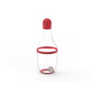 Vinaigrette shaker uit silicone en Tritan rood 180ml 