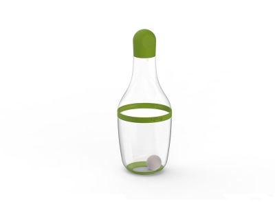 Shaker à vinaigrette en silicone et Tritan vert 180ml