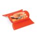 Lékué Magnetron stomer voor 1-2 personen uit silicone rood 24x12.4x5cm