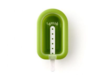 ijsjesvorm uit silicone en kunststof groen 16.5x7.5x2.6cm