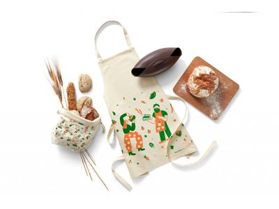 Home Baker set van broodbakvorm, broodmand en schort