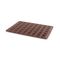 Silicone bakmat voor 24 macarons bruin 40x30x0.3cm 