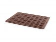 Silicone bakmat voor 24 macarons bruin 40x30x0.3cm