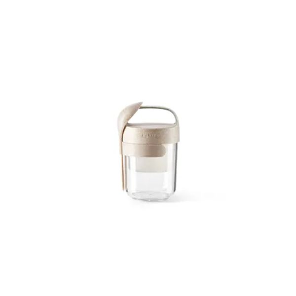 Lékué To Go Organic snackdoos Jar To Go uit houtvezel 400ml