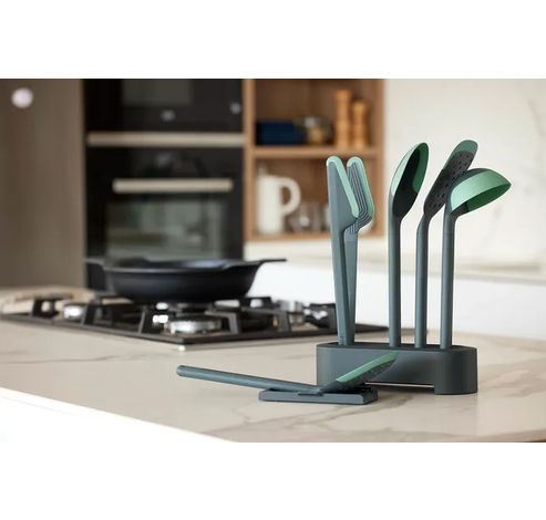 Set avec 5 ustensiles de cuisine et support en silicone  Lékué