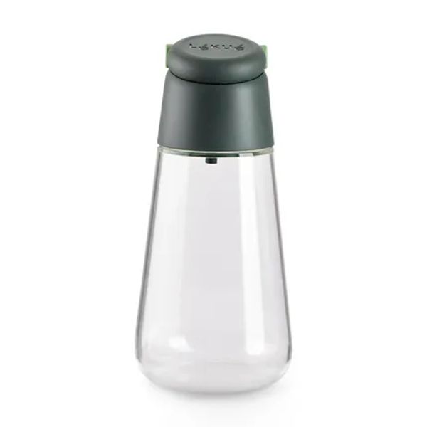 set van 2 olie en azijn flesjes uit glas groen 400ml 