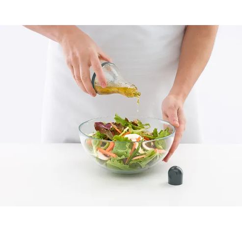 shaker à vinaigrette en silicone et Tritan vert 180ml  Lékué