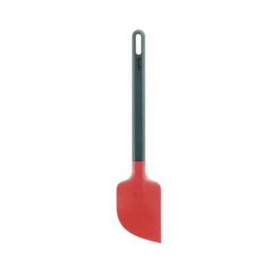 spatule en silicone et mat. synth. vert ou rouge 28.4cm  