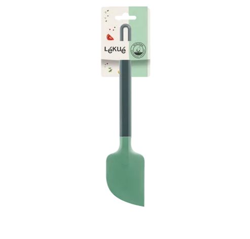 spatule en silicone et mat. synth. vert ou rouge 28.4cm   Lékué