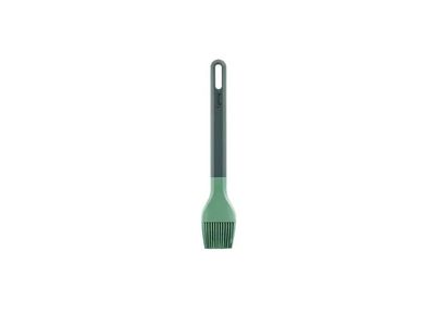 borstel uit silicone en kunststof rood of groen 21.1cm 