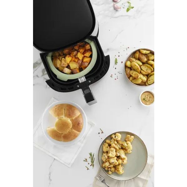 Lékué vorm voor airfryer uit Platinum silicone groen 15cm