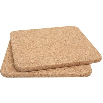 Set de 2 sous-plats carré en liège FSC® 20x20x0.9cm  T&G Woodware