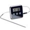 Digitale vleesthermometer met magneet zwart 8x8x1.5cm 